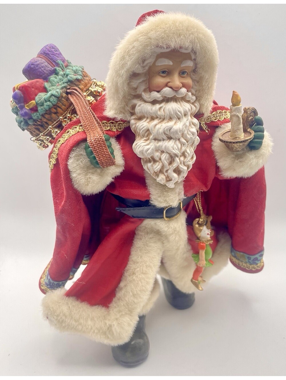 Vintage 1997 CLOTHTIQUE by Possible Dreams SANTA CLAUS Winter Wanderer 713152
